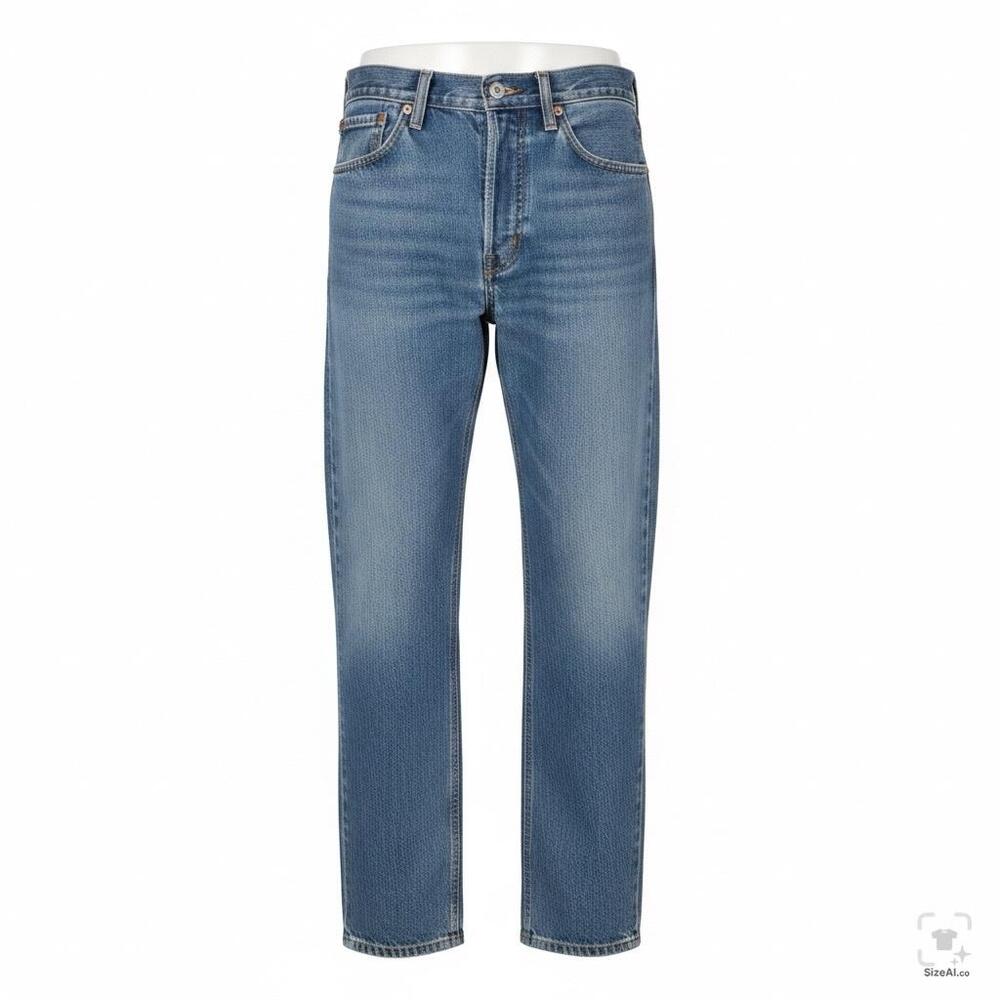 Levis 505 Jeans Mens 32x28 Blue Medium Wash Denim Regular Fit Straight Leg